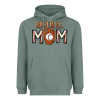Sage Baseball Mom Heavyweight Hoodie - CowhideDigitalArt