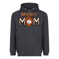 Smoke Baseball Mom Heavyweight Hoodie - CowhideDigitalArt