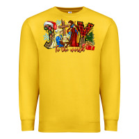 Lemon Joy To The World Premium Sweatshirt - CowhideDigitalArt