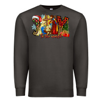 Smoke Joy To The World Premium Sweatshirt - CowhideDigitalArt