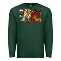 Sports Green Joy To The World Premium Sweatshirt - CowhideDigitalArt