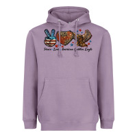Lavender Western Peace Love American Golden Eagle Heavyweight Hoodie - LillyAllenDesigns