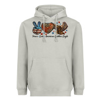 Moon Dust Western Peace Love American Golden Eagle Heavyweight Hoodie - LillyAllenDesigns