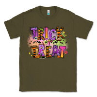 Army Green Trick or treat Classic Tee - RanaPortraitStore