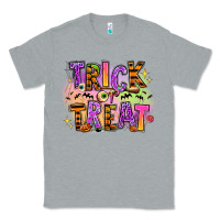 Heather Grey Trick or treat Classic Tee - RanaPortraitStore