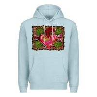 Blue Mist Western Background Valentine's Day Premium Hoodie - RanaPortraitStore