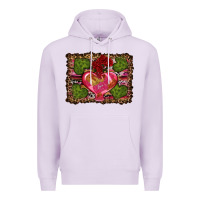 Lilac Western Background Valentine's Day Premium Hoodie - RanaPortraitStore