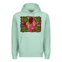 Seafoam Western Background Valentine's Day Premium Hoodie - RanaPortraitStore
