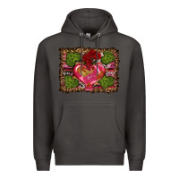 Smoke Western Background Valentine's Day Premium Hoodie - RanaPortraitStore