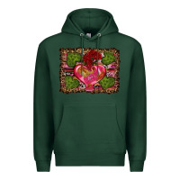 Sports Green Western Background Valentine's Day Premium Hoodie - RanaPortraitStore
