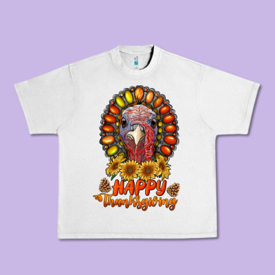Happy Thanksgiving Gemstone Urban Heavy Tee Designed By Ranaportraitstore