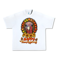 White happy thanksgiving gemstone Urban Heavy Tee - RanaPortraitStore