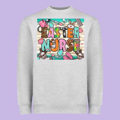 Easter Nurse Easter Day Tumbler Heavyweight Sweatshirt Designed By Howdyjamesfarm