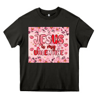 Asphalt jesus is my valentine Heavy Core Tee - MaliasSmallBusiness