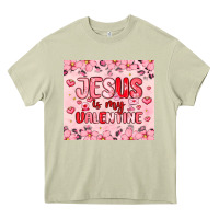 Mossy jesus is my valentine Heavy Core Tee - MaliasSmallBusiness