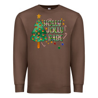 Chestnut Jolly Jolly Babe Premium Sweatshirt - CowhideDigitalArt
