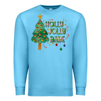 Ocean Blue Jolly Jolly Babe Premium Sweatshirt - CowhideDigitalArt