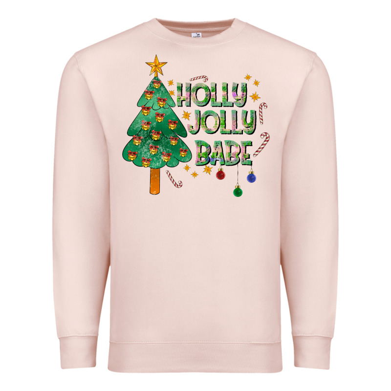 Jolly Jolly Babe Premium Sweatshirt by CowhideDigitalArt | Teevron