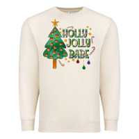 Sandshell Jolly Jolly Babe Premium Sweatshirt - CowhideDigitalArt