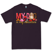 Plum my dog is my valentine Premium Tee - NancyCooperArtShop