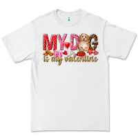 White my dog is my valentine Premium Tee - NancyCooperArtShop