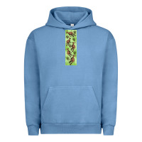 Pigment Pebble Blue dinosaur parasaurolophus pen wrap Urban Hoodie - Artiststas