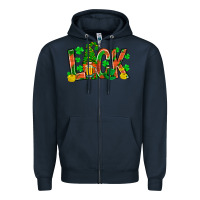 Navy luck with gnome and beer bbs Zipper Hoodie - BundleAndBundleShop