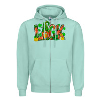 Seafoam luck with gnome and beer bbs Zipper Hoodie - BundleAndBundleShop