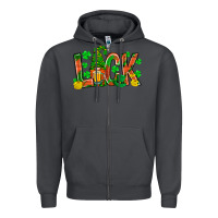 Smoke luck with gnome and beer bbs Zipper Hoodie - BundleAndBundleShop
