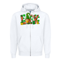 White luck with gnome and beer bbs Zipper Hoodie - BundleAndBundleShop