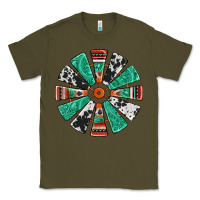 Army Green western windmill Classic Tee - Jasminsmagicworld