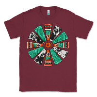 Burgundy western windmill Classic Tee - Jasminsmagicworld