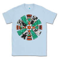 Dusty Blue western windmill Classic Tee - Jasminsmagicworld