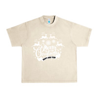 Sandshell Merry Christmas Happy New Year Urban Heavy Tee - Bettercallsaul