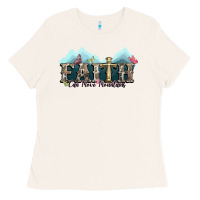 Bone faith can move mountains cross Ladies Tee - NancyCooperArtShop