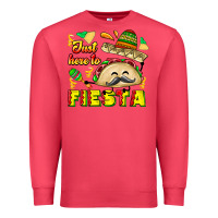 Cardinal Just Here To Fiesta Premium Sweatshirt - CowhideDigitalArt