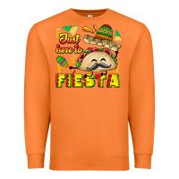 Carrot Just Here To Fiesta Premium Sweatshirt - CowhideDigitalArt