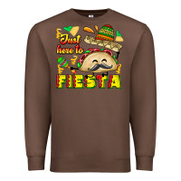 Chestnut Just Here To Fiesta Premium Sweatshirt - CowhideDigitalArt