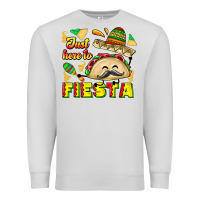 Dove Grey Just Here To Fiesta Premium Sweatshirt - CowhideDigitalArt