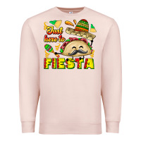Pale Pink Just Here To Fiesta Premium Sweatshirt - CowhideDigitalArt