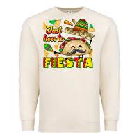 Sandshell Just Here To Fiesta Premium Sweatshirt - CowhideDigitalArt
