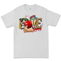 Dove Grey teacher school love Premium Tee - NancyCooperArtShop