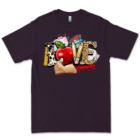 Plum teacher school love Premium Tee - NancyCooperArtShop