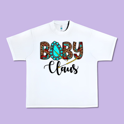 Baby Claus Urban Heavy Tee Designed By Jahusdesignshop