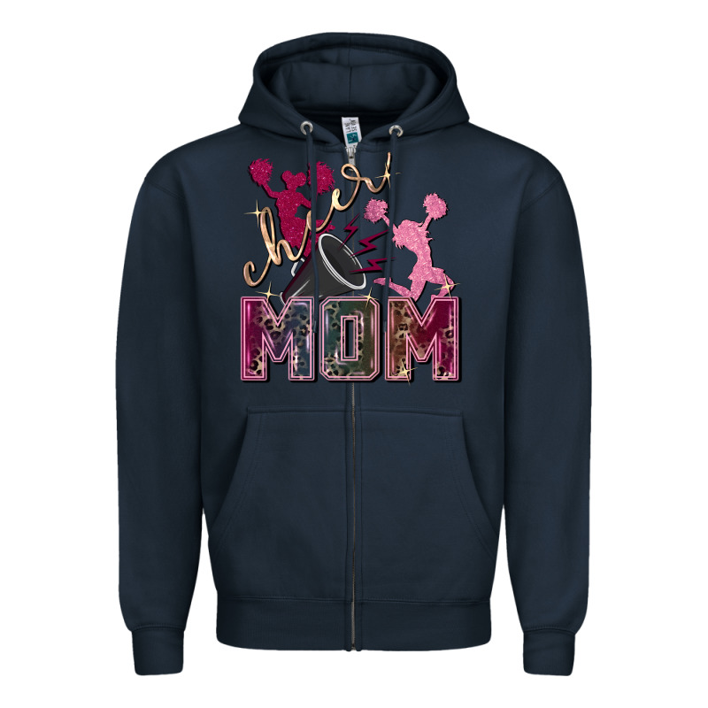 Cheer Mom Mother's Day Zipper Hoodie by FaDigitalArtStudio | Teevron