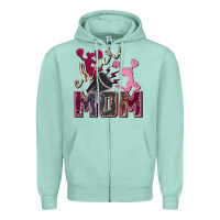 Seafoam Cheer mom Mother's Day Zipper Hoodie - FaDigitalArtStudio