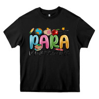 Black para professional Heavy Core Tee - MaliasSmallBusiness