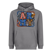 Storm Army Veteran leopard frame 4th of July Heavyweight Hoodie - LillyAllenDesigns