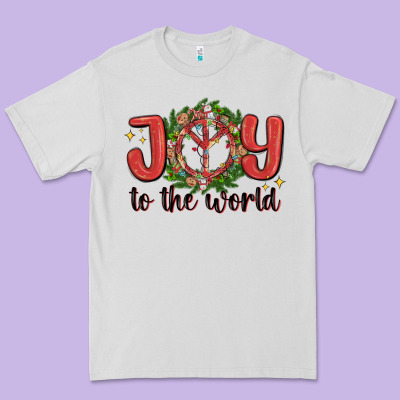 Joy To The World Premium Tee Designed By Maliassmallbusiness