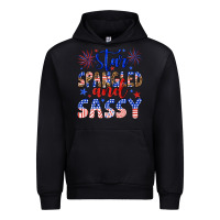 Black star spangled and sassy Urban Hoodie - Artiststas